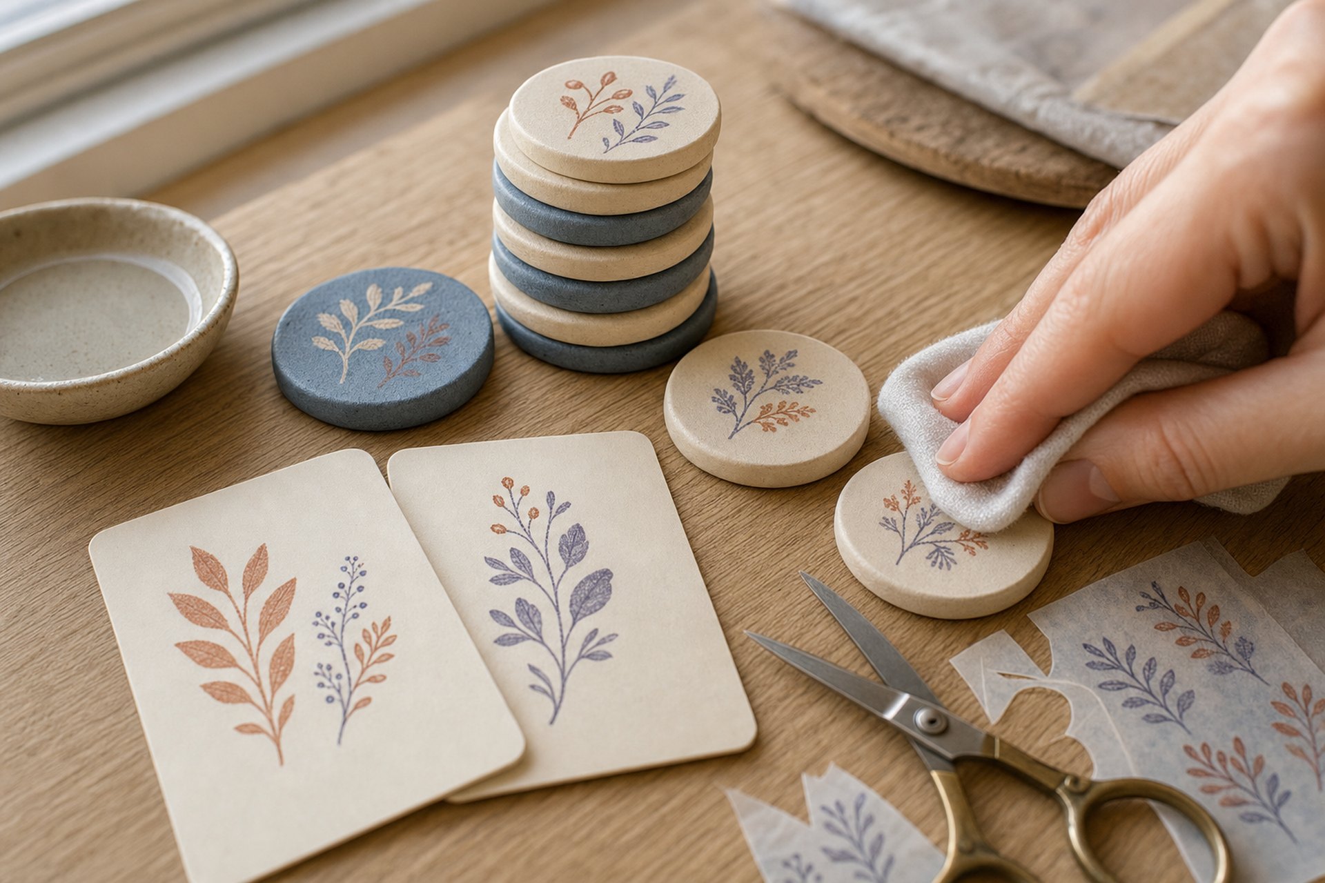 Pokerchips en speelkaarten personaliseren met decalpapier